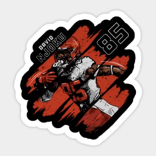 David Njoku Cleveland Stripes Sticker